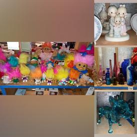 MaxSold Auction: This online auction features Collectible Dolls, Glass Figurines, Hot Wheels Cars, Holiday Decorations, Figurines, Plates, Art Glass Bottles and much more!